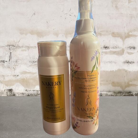 Nakery Beauty Other - Nakery Beauty Bundle - Magic Dust and Face & Body Wash NEW